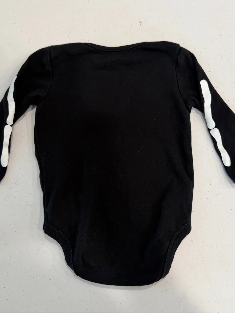Small Wonders 6-9M Skeleton Halloween Bodysuit Long Sleeve Baby Boy Girl